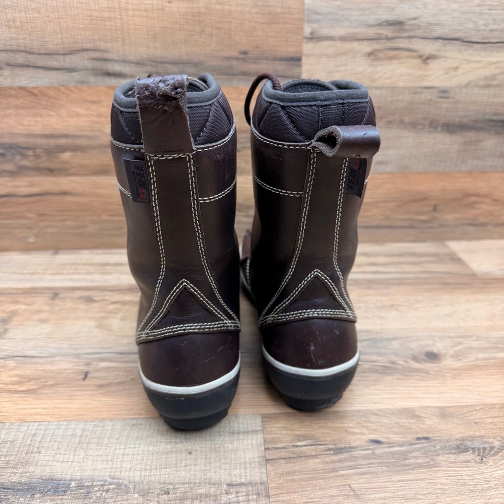 L.L. Bean Men's Brown Lace-Up Rain & Snow Boots - Picture 7 of 9